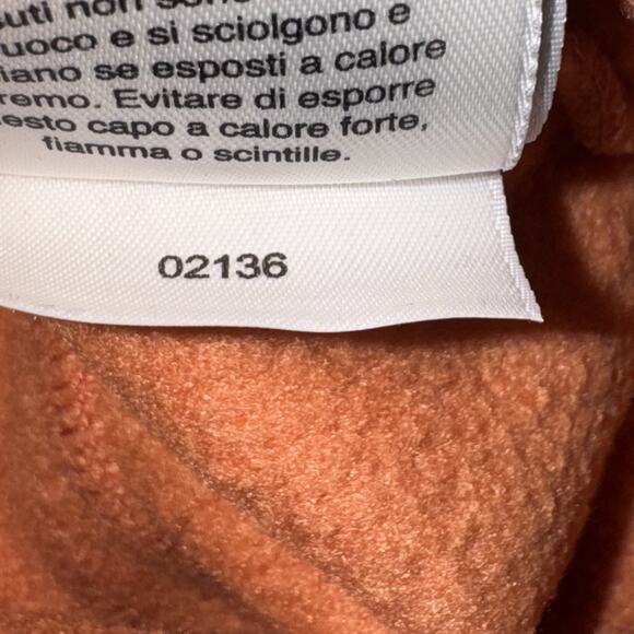 Columbia Women’s Fleece Jacket Size M Peach Orange Full Zip Soft Warm Layer - Picture 10 of 11